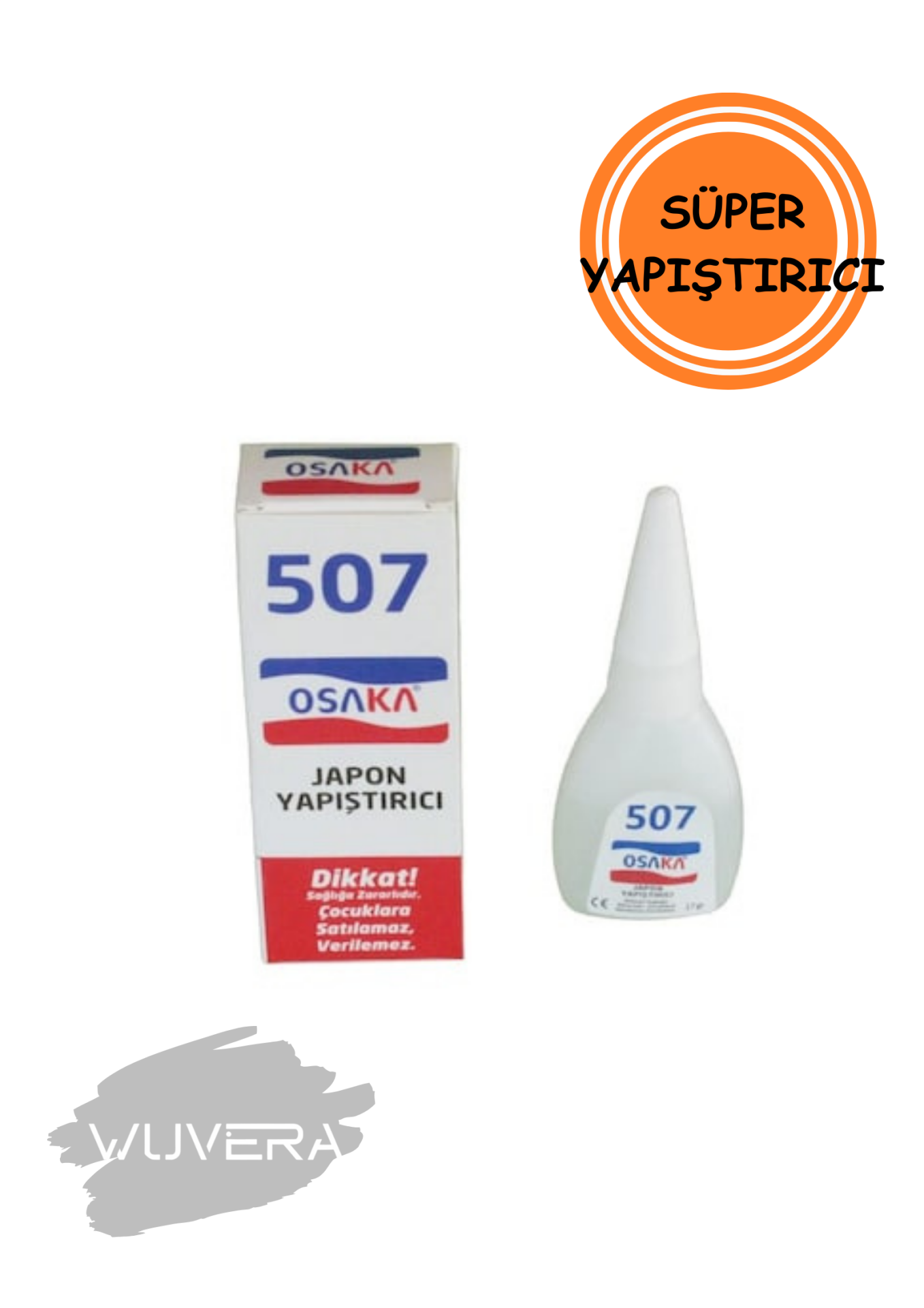 Wuvera 507 Yapıştırıcısı – Ekstra Güçlü, Hızlı Kuruma, 20 gr